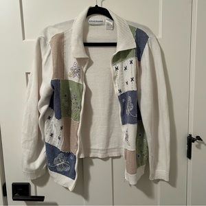 Alfred Dunner Butterfly Cardigan
